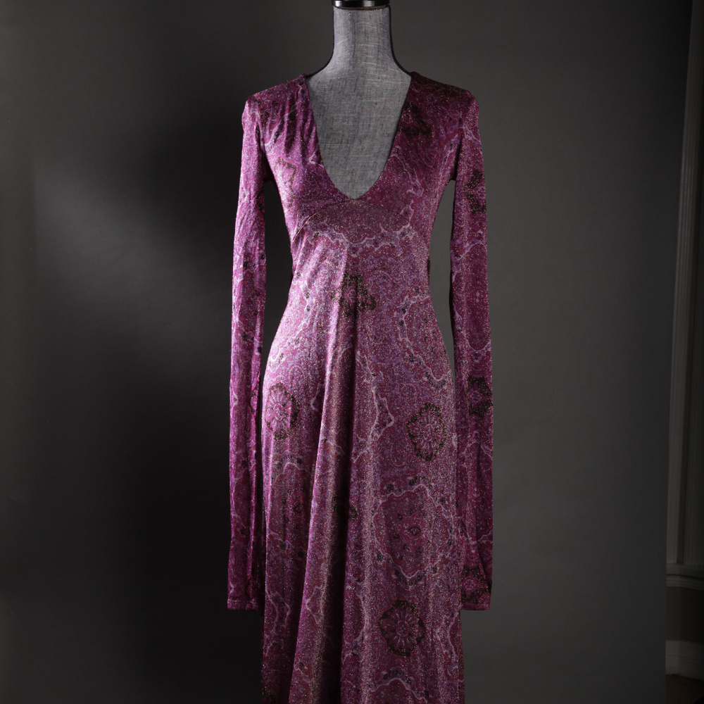 Designer Sparkling Vintage-style gown